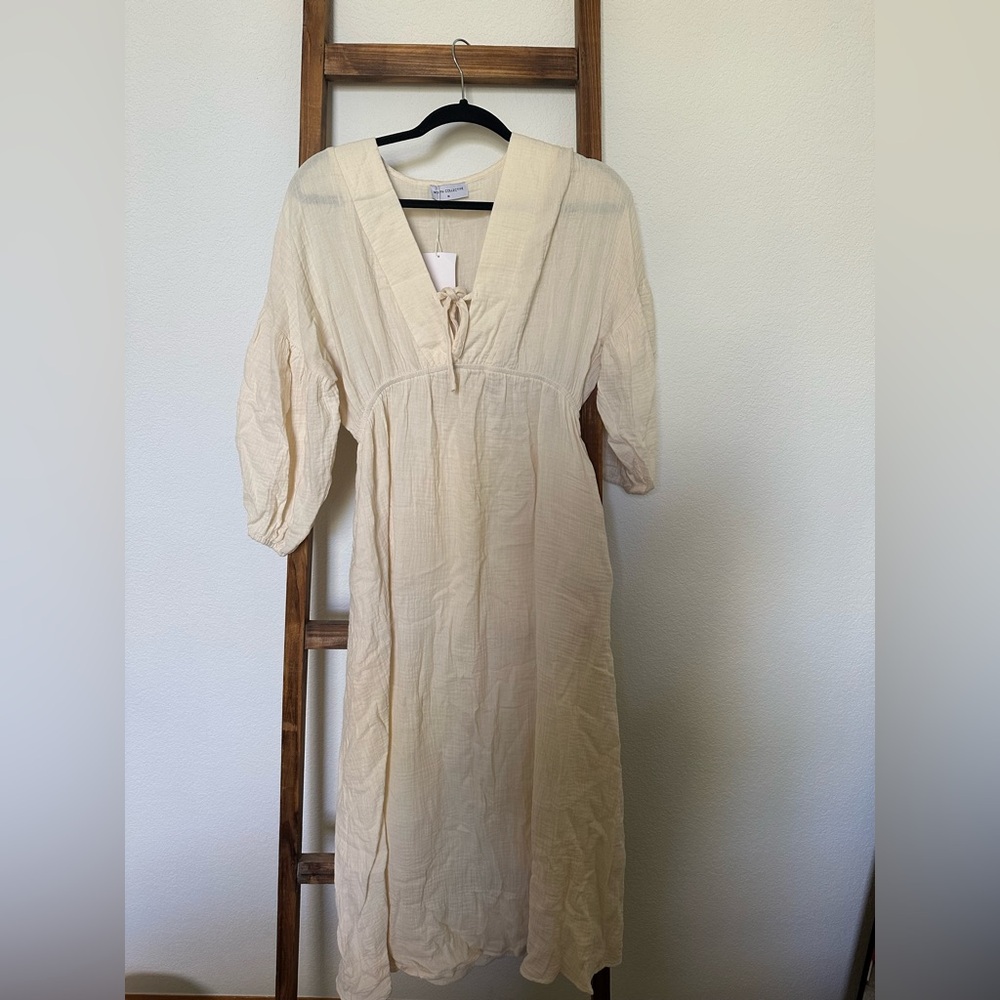 Worth collective gauze dress size M, bump friendly